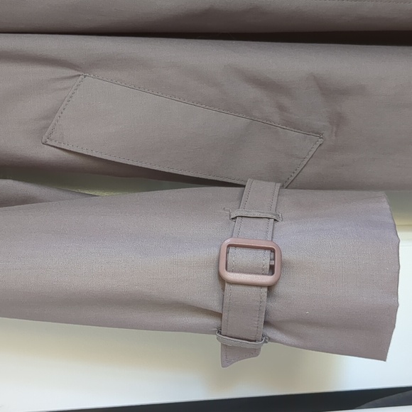 Vintage Lilac /Lavender raincoat/ trench coat - Picture 4 of 7